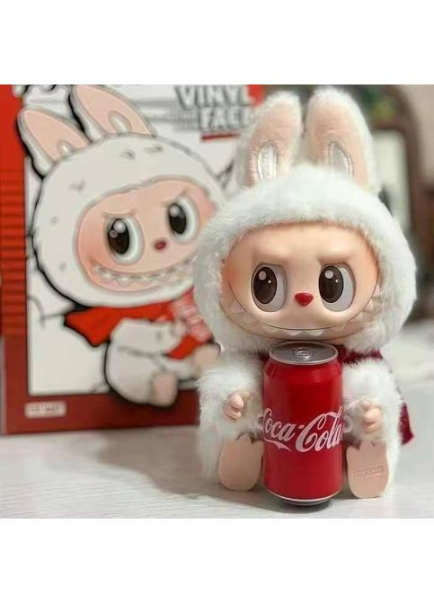 Мягкая игрушка-брелок Лабубу с баночкой Coca Cola Labubu No Brand (351506419)