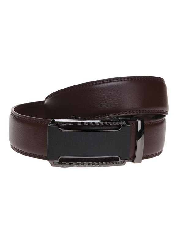 Чоловічий ремінь шкіряний v1n323-1A Коричневий Borsa Leather (302971938)