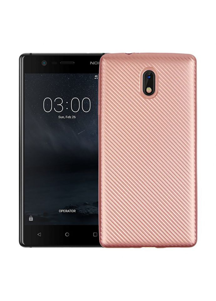 Чохол Carbon для Nokia 3 Rose Gold Lenuo (361903873)
