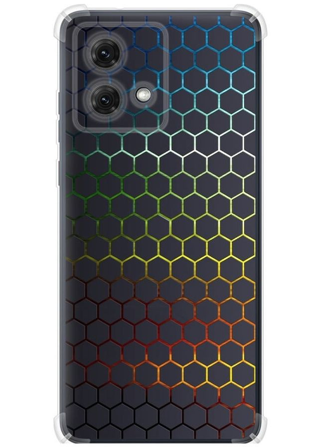 Силіконовий протиударний с посиленими кутами чохол 'Соти, які переливаються ' для Endorphone Motorola Moto G84 (330611717)