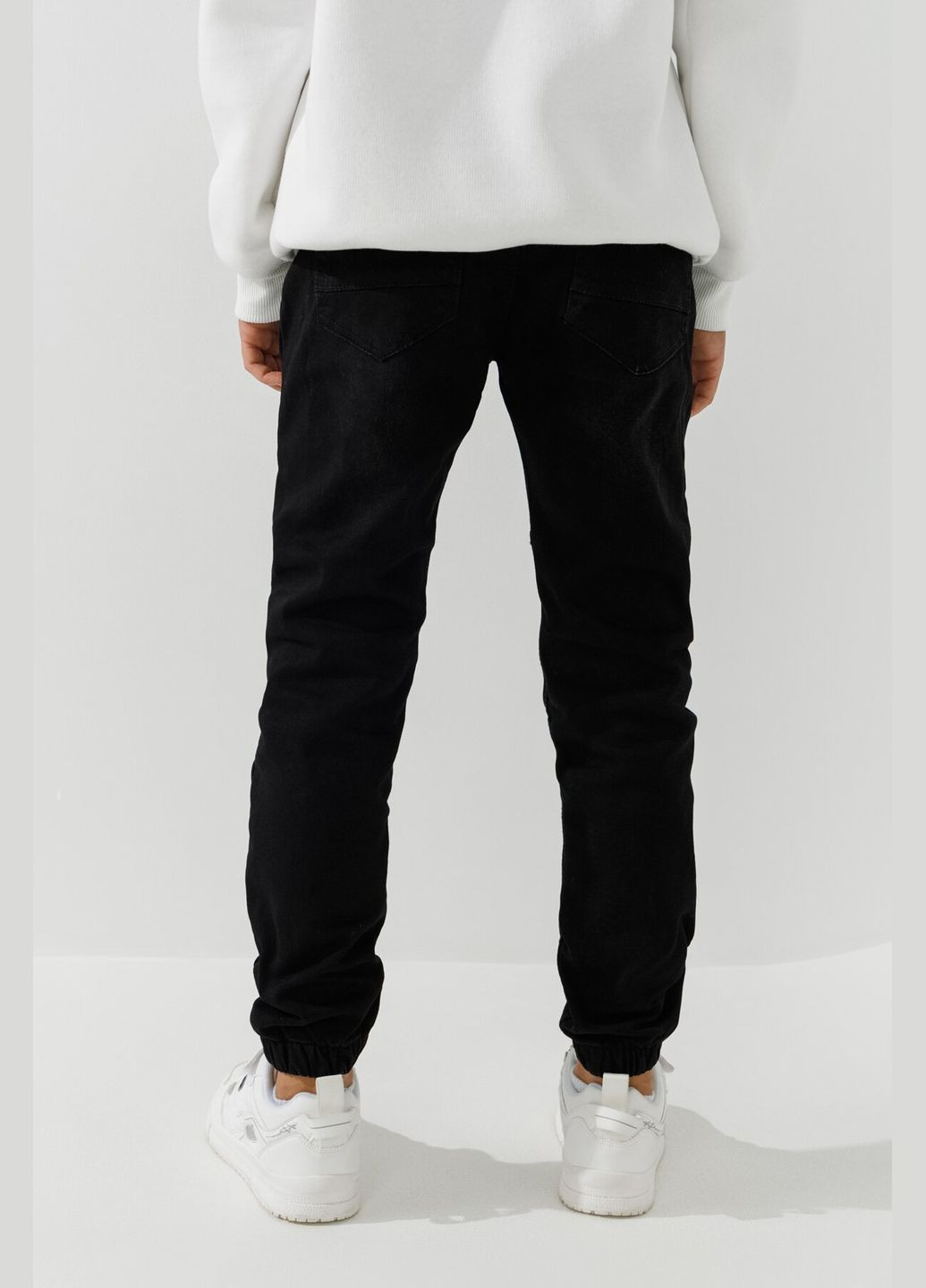 Черные демисезонные джинсы для мальчика m-970 140 см черный shop (2000990856494) Неслухнянки