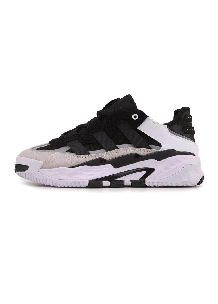 Білі літні кросівки adidas nitebal black white beige адідас найтбол No Brand