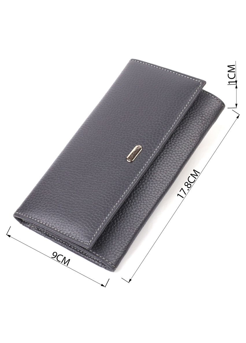 Жіночий шкіряний гаманець з монетницею та відділеннями для сірих карт (sku_21821) No Brand (328218415)