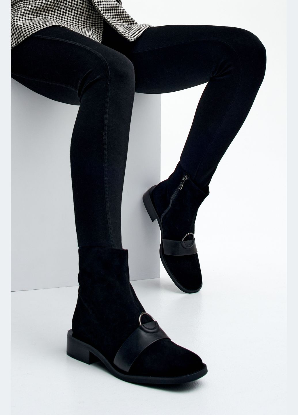 Черевики, колір чорний Estro (326500766)