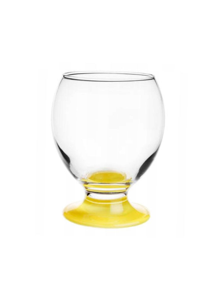 Стакан/креманка с желтым дном прозрачная стеклянная 280 мл 71302 No Brand (276533793)