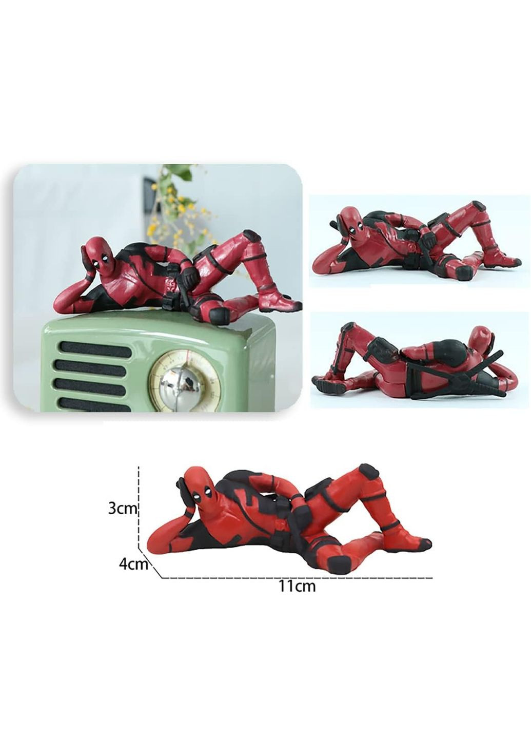 Фігурка автомобільна Дедпул Marvel Марвел No Brand (318359515)