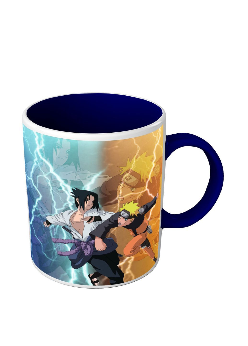 Чашка цветная Наруто Удзумаки и Саске Учиха No Brand (302522155)