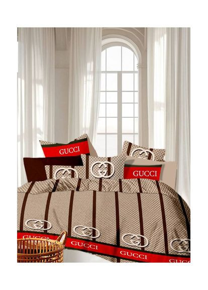 Двуспальный комплект постельного белья Brown 100% Хлопок 180х220 см (Bl2-7715) Vital-Textile (367262709)