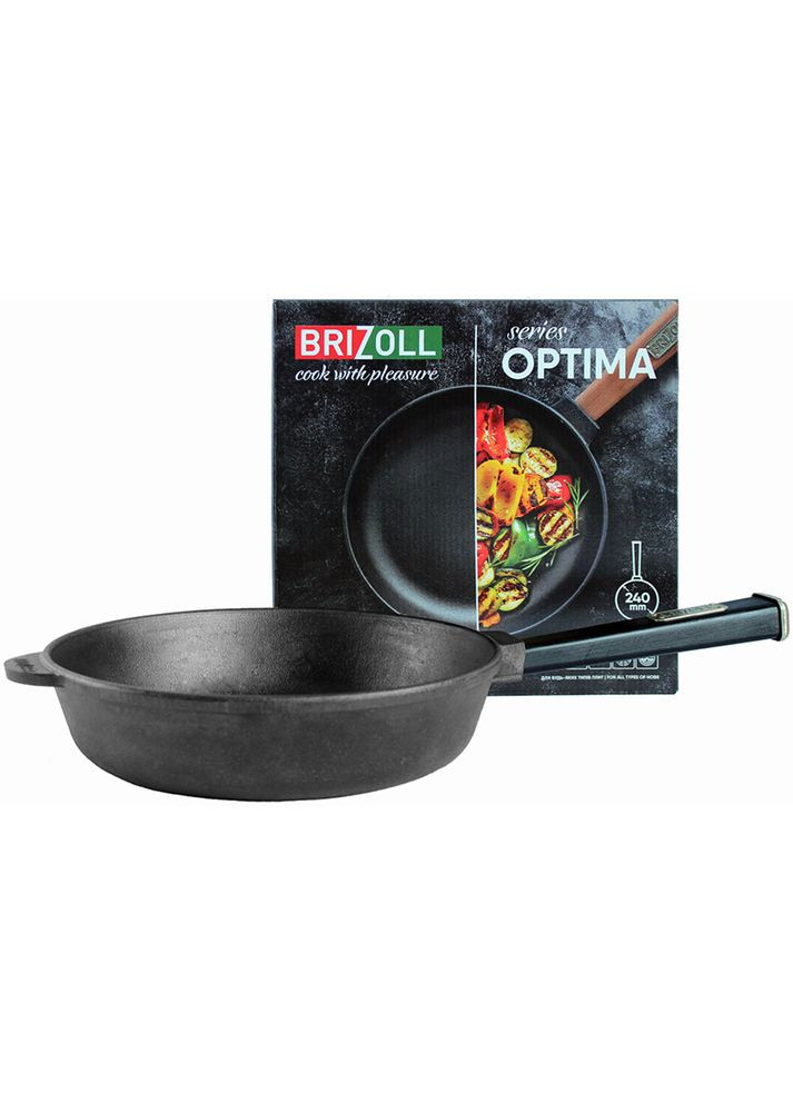Сковорода Optima-Black 28 см Black (O2860-P1) Brizoll (314765856)