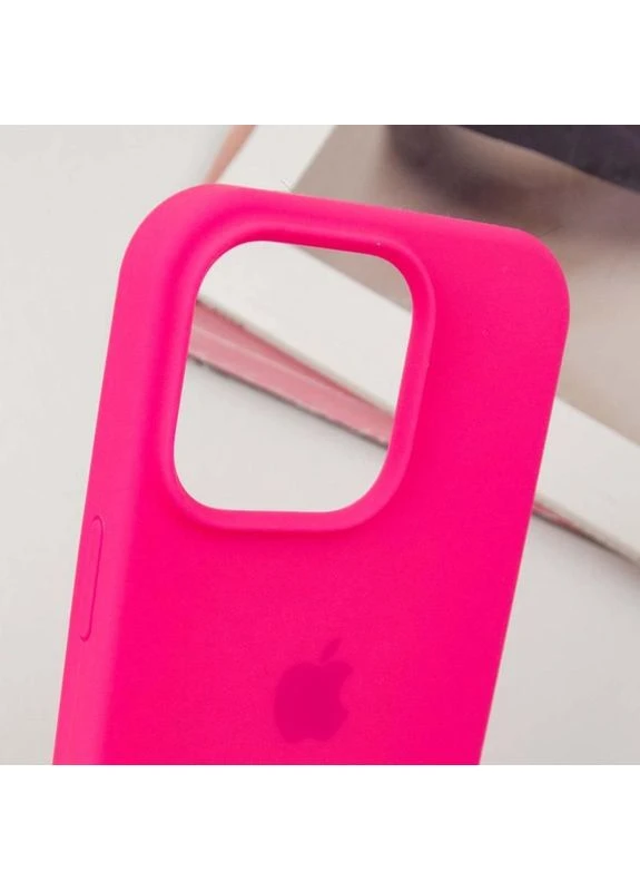 Чехол Silicone Case Full Protective (AA) для Apple iPhone 15 Pro Max (6.7") Розовый Epik (373938677)