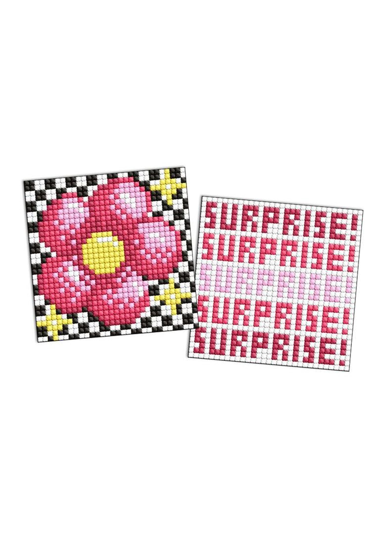 Алмазная мозаика на стикере Цветок и сюрприз, набор из 2 сюжетов 9x9 AMS1182 Идейка Ідейка (338256339)