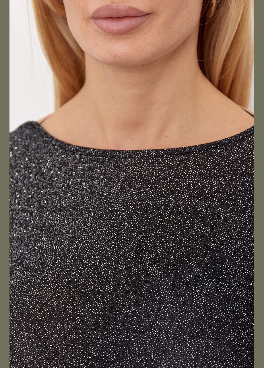 Жіночий лонгслів з люрексу з відкритою спиною Lurex (314454597)