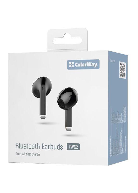 Навушники Slim TWS-2 Earbuds Black (CW-TWS2BK) Colorway (323110596)