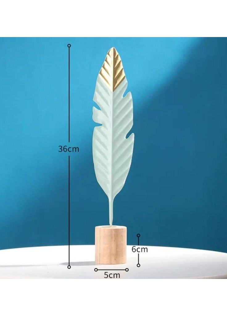 Набор статуэток Перья 3 шт No Brand (296573455)