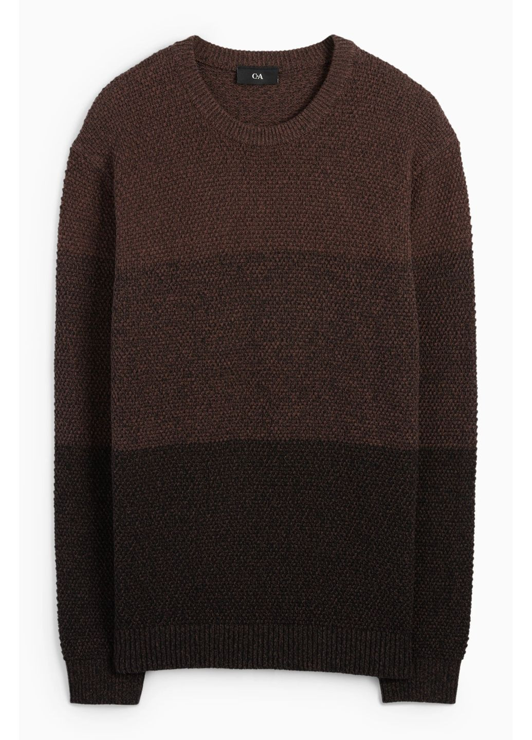 Коричневий демісезонний в'язаний светр C&A