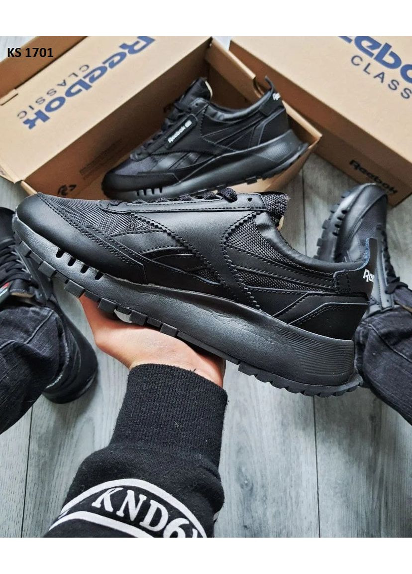 Комбіновані Осінні кросівки чоловічі reebok classic рібок No Brand