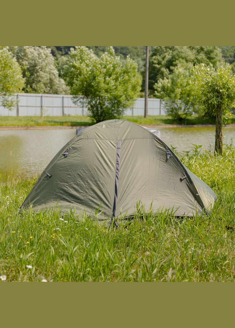 Намет двомісний 210×160×120 (см) кемпінговий туристичний LU-017 Хакі LUGI (341248432)