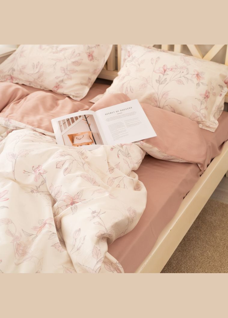 Комплект постельного белья Евро Tencel (Тенсел) Т-06 Viluta (365289183)