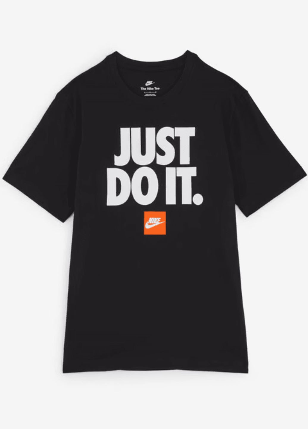 Черная мужская футболка оригинал just do it verbiage dz2989-010 Nike