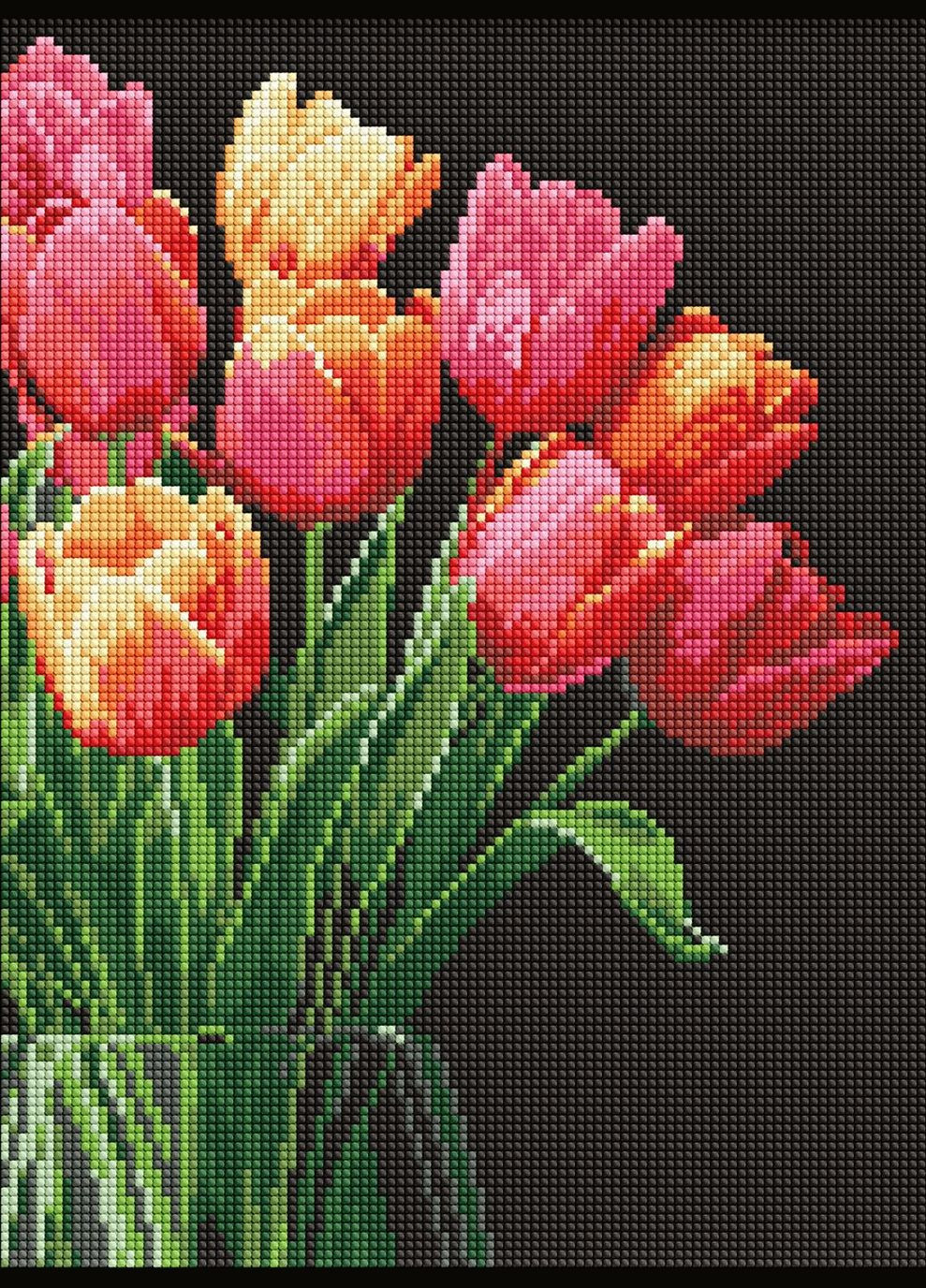 Алмазна мозаїка Аромат тюльпанів ©art_selena_ua 30x40 AMO8030 Ідейка Алмазная мозаика - Аромат тюльпанов ©art_selena_ua (304425410)