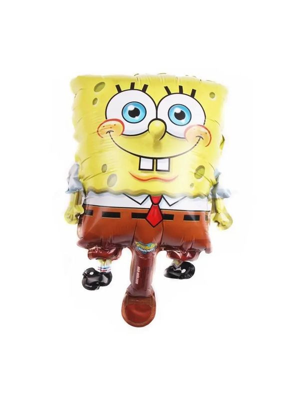 Фольгированная минифигура "Губка Боб" 19х37см, с клапаном, Китай. No Brand (302313284)