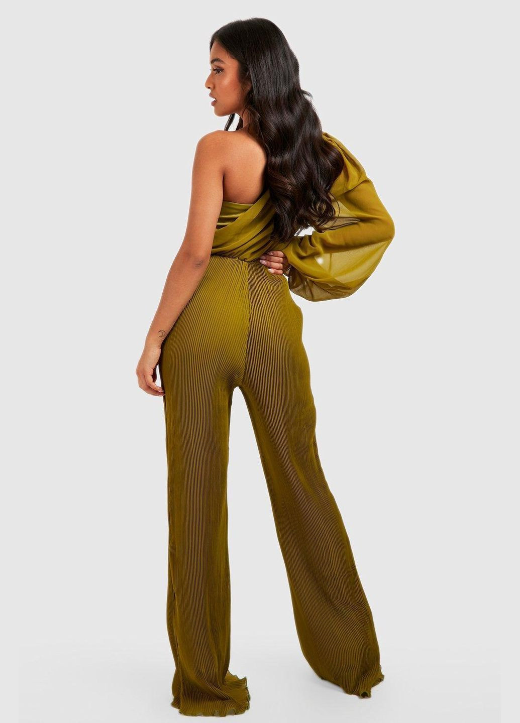 Комбинезон Boohoo оливковый