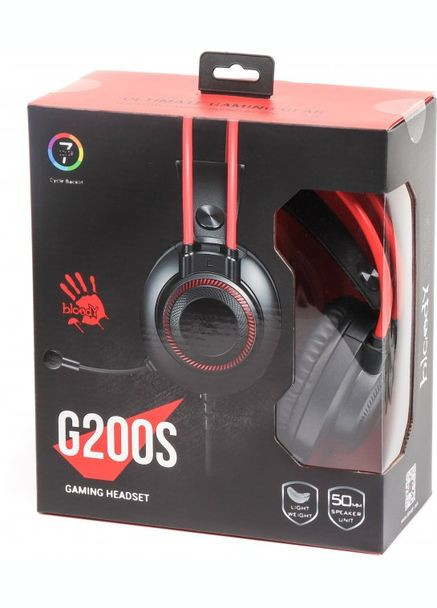Навушники Bloody G200S Black + Red A4Tech (339081083)