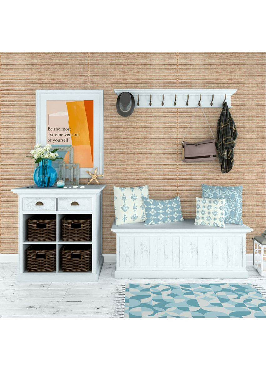 Самоклеющаяся декоративная 3D панель 700х700х8мм Бамбук Бежевый (077) SW-00000350 Sticker Wall (362095017)