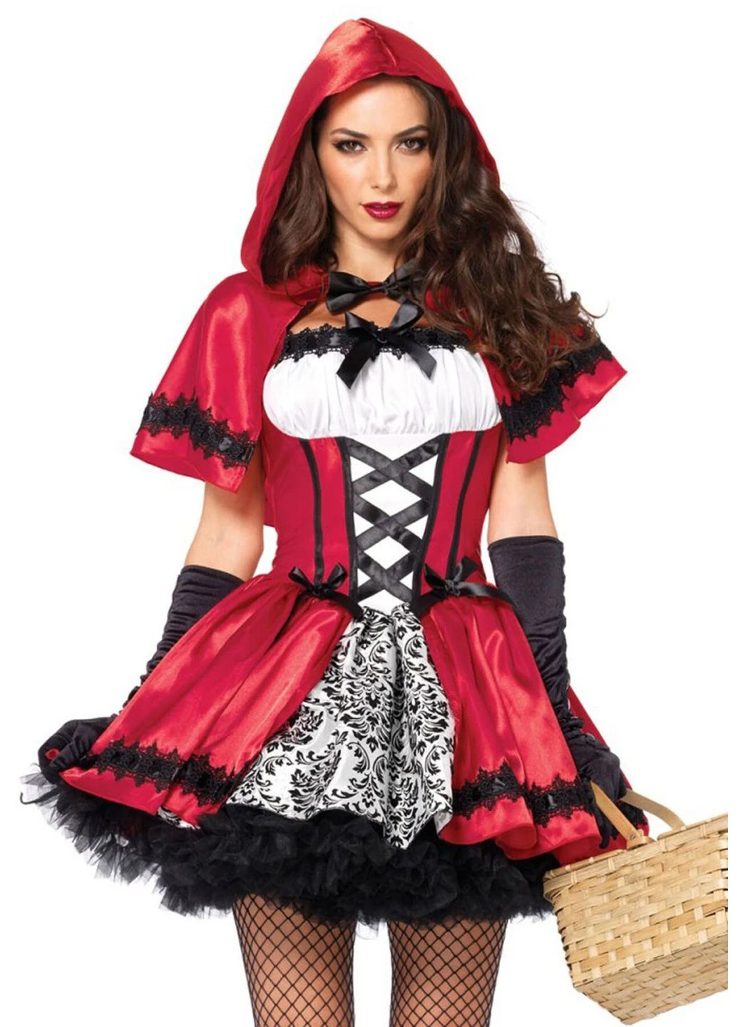 Костюм червоної шапочки Gothic Red Riding Hood Leg Avenue (289357409)