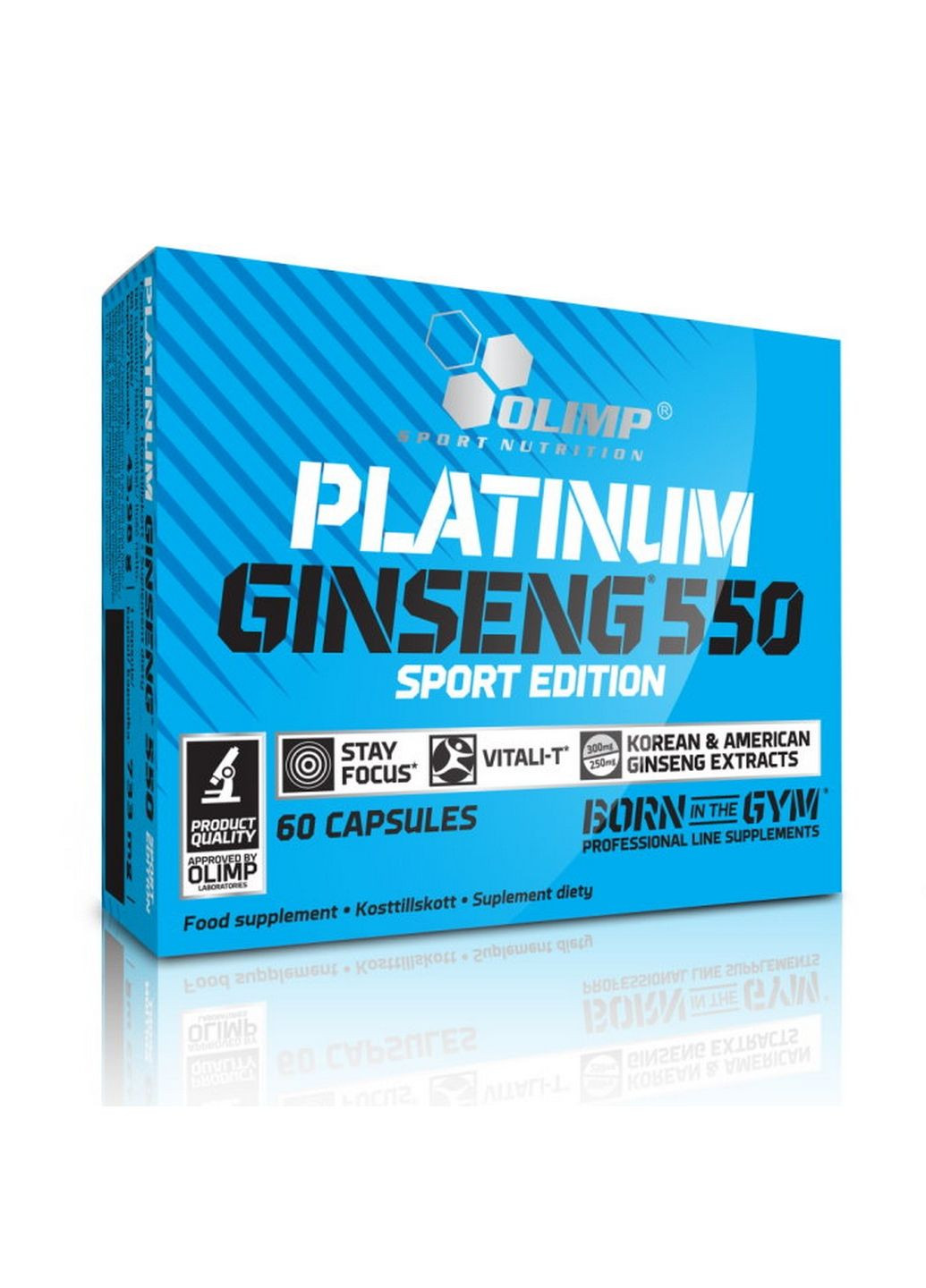 Натуральна добавка Platinum Ginseng, 60 капсул - Sport Edition Olimp (293338173)