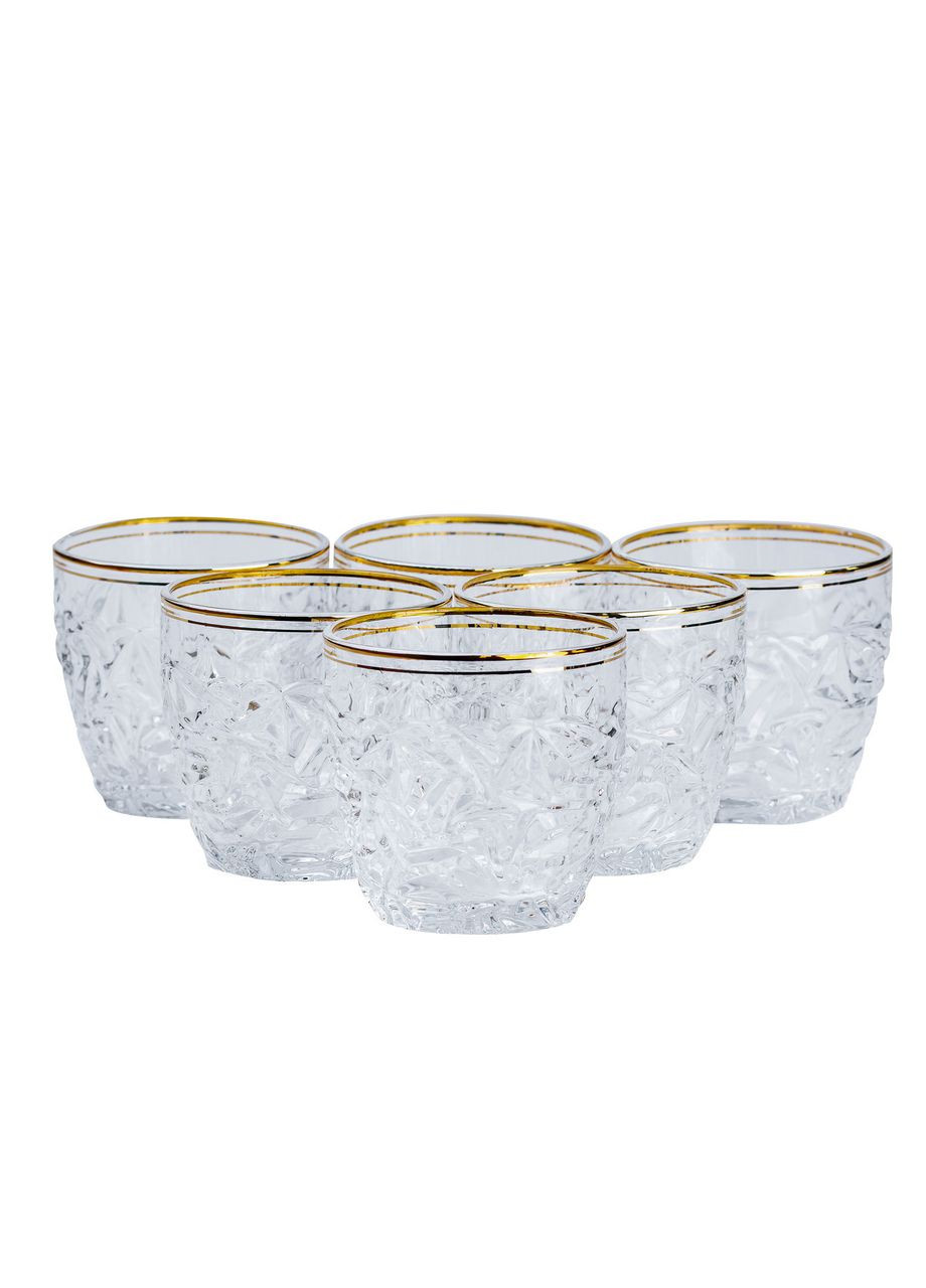 Набор стаканов из 6 штук по 300 мл стеклянный HP554 TS Kitchen (369654293)