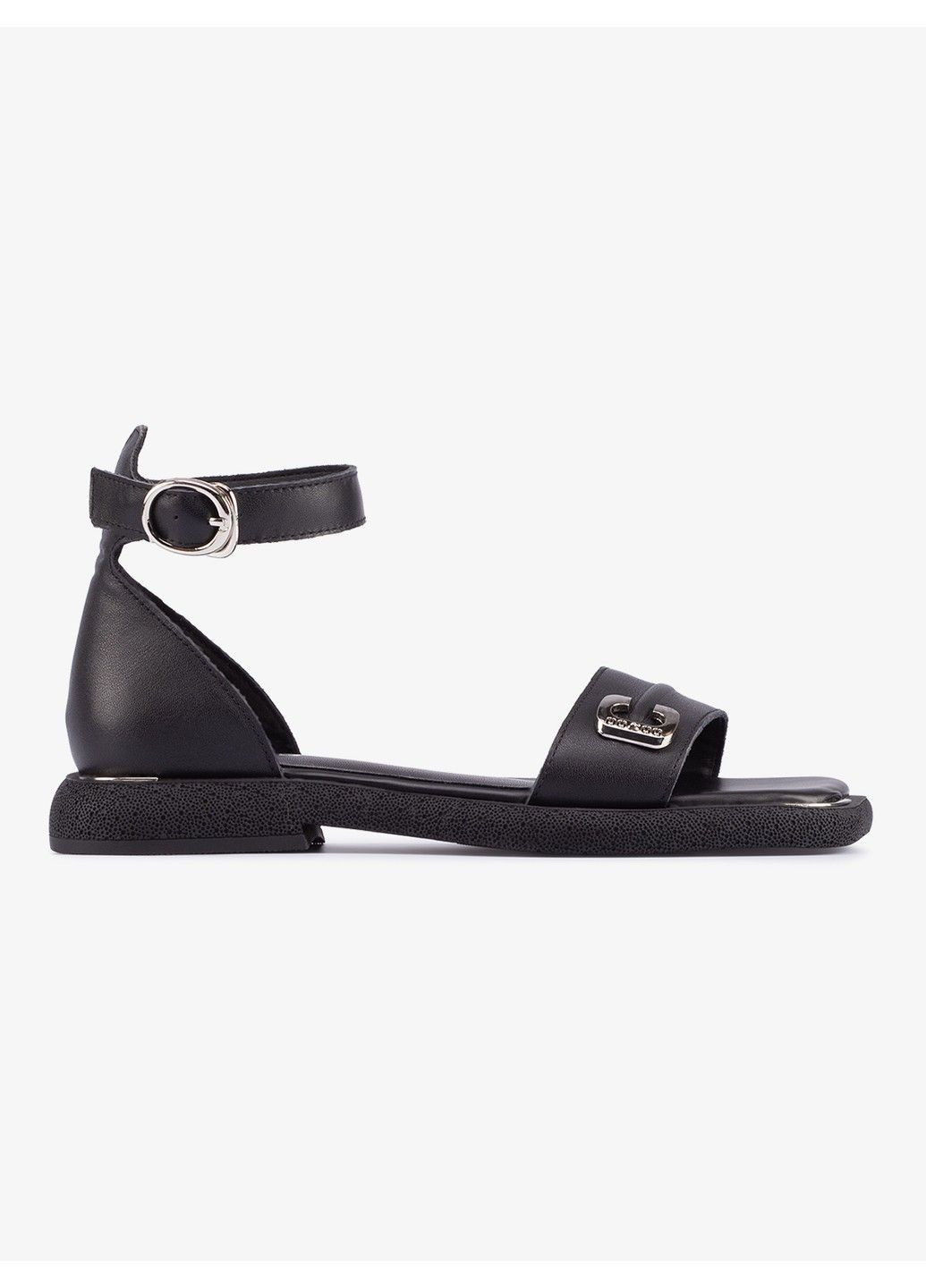 Черные женские босоножки 1101382 Buts с ремешком