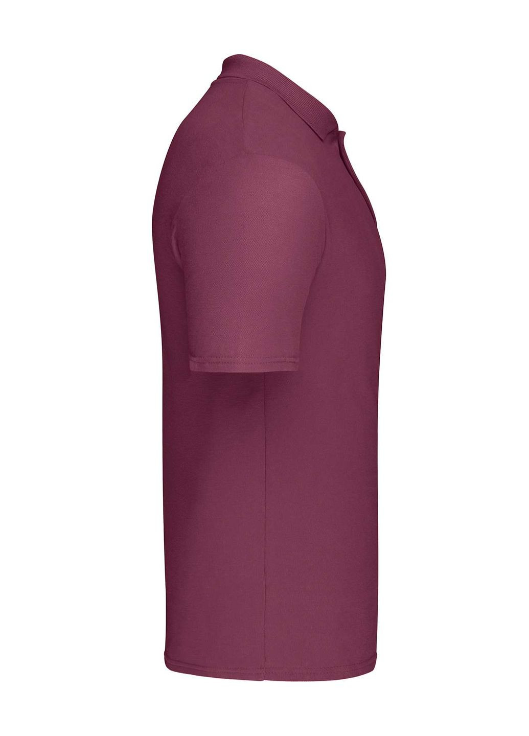 Бордова футболка поло чоловіча original polo (0630500412xl) з коротким рукавом Fruit of the Loom
