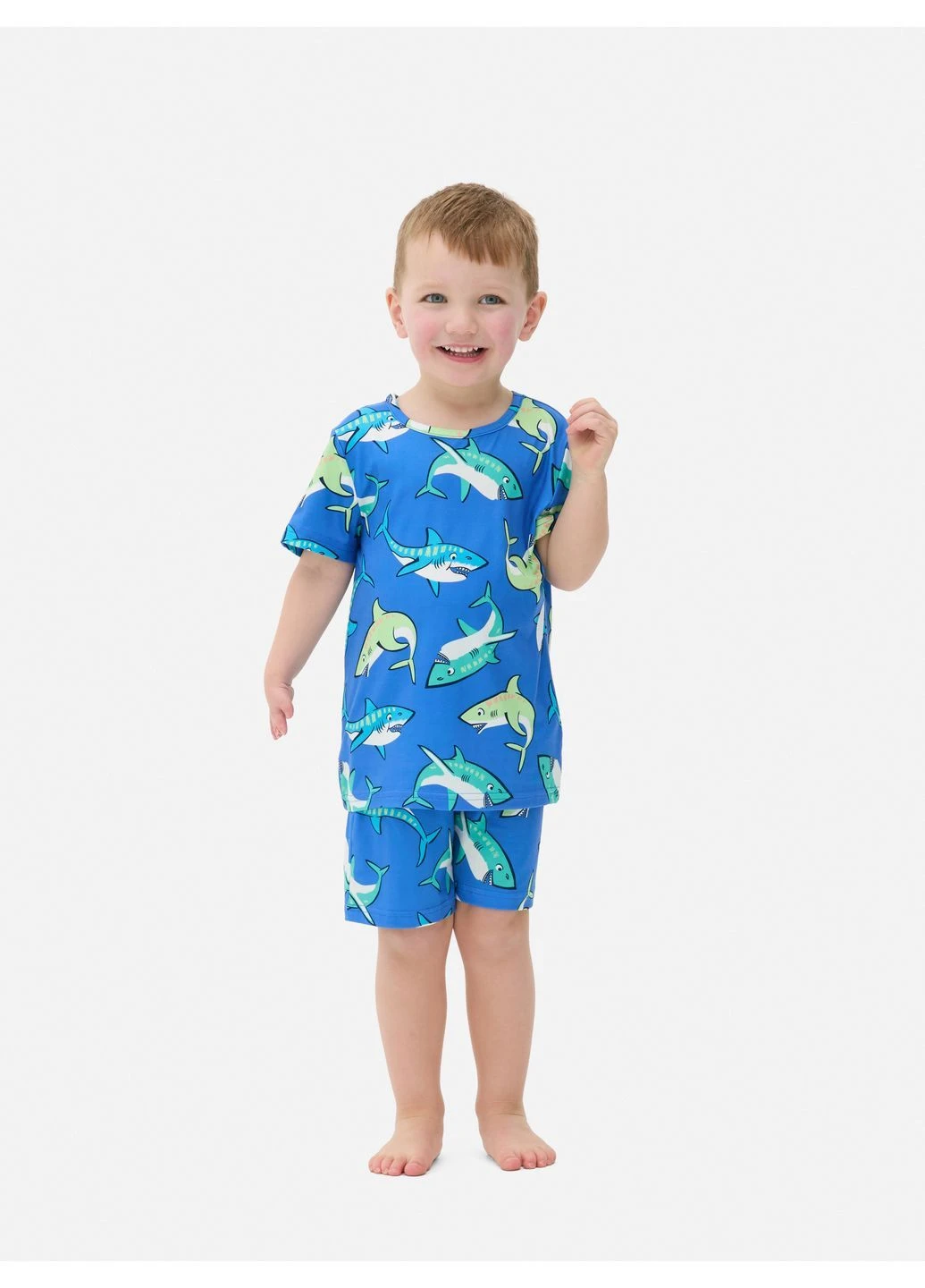 Шорты,синий в цветные узоры, Primark (401189278)