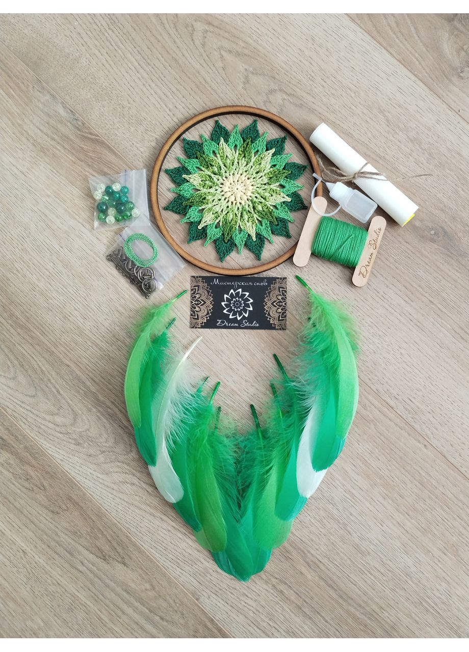 Авторский эко-набор "Ловец снов "Дыхание весны" с пошаговой инструкцией Dream Studio (363057536)