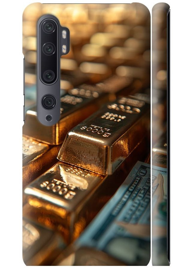 3D пластиковый матовый чехол 'Сияние золота' для Endorphone xiaomi mi note 10 (291131668)