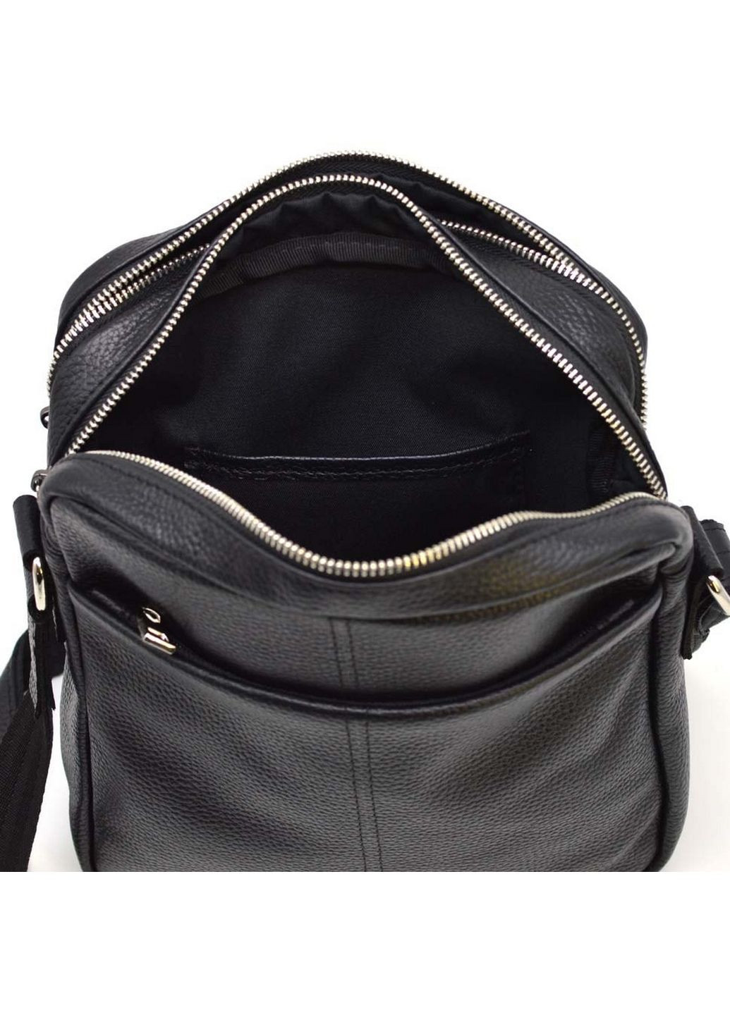 Чоловіча шкіряна сумка через плече 24х26х7 см TARWA (315869298)