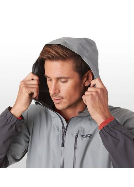 Серая демисезонная ветровка Outdoor Research Foray 1 Gore-tex