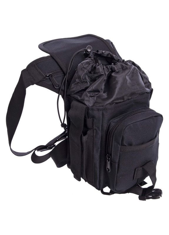 Сумка тактическая на бедро SILVER SWAT (нейлон, оксфорд 900D, р-р 28х27х10см, 7л, Черный) (TY-229_Черный) SILVER KNIGHT (361437397)