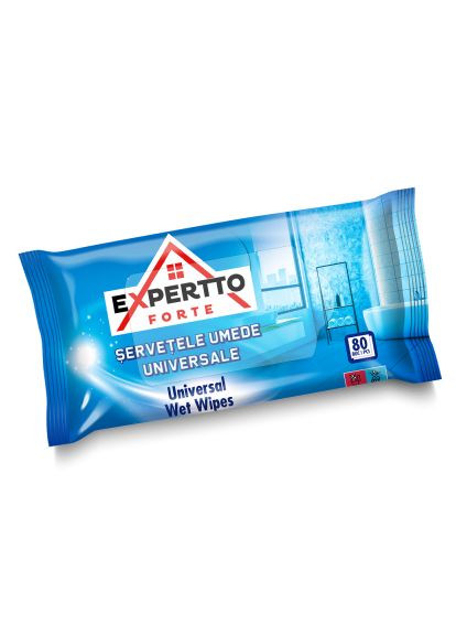 Влажные салфетки для уборки Универсальные, 80 шт EXPERTTO FORTE (305695480)