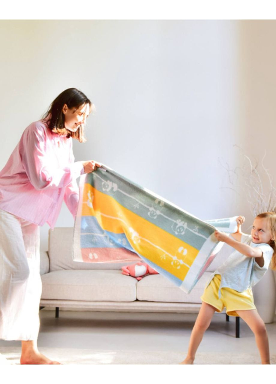 Плед детский хлопок 90х120 см PAPAELLA Baby (361251341)