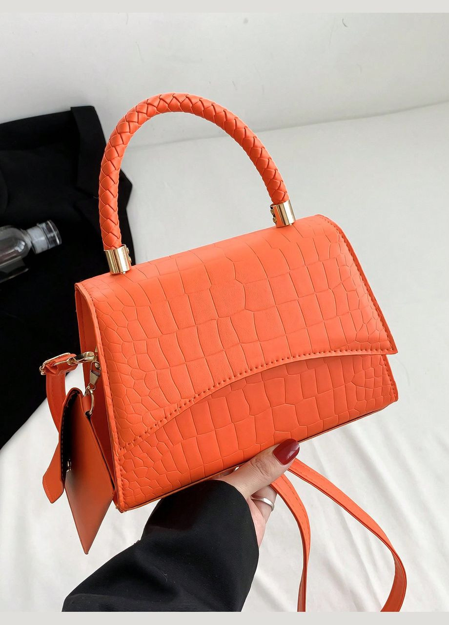 Жіноча сумка крос-боді 10494 рептилія No Brand (344446739)