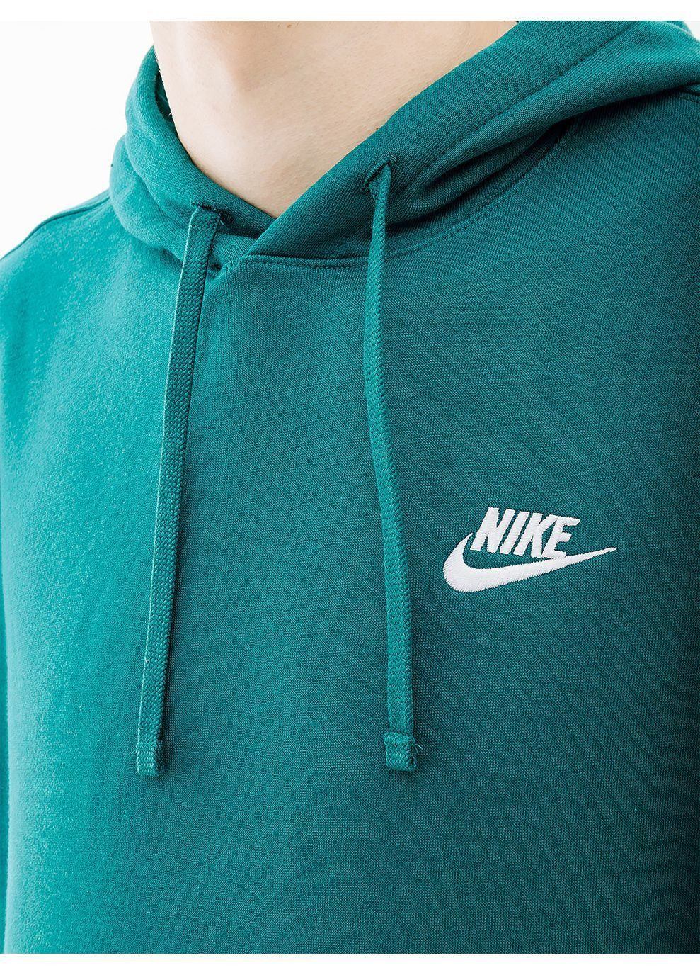 Мужское Худи M CLUB HOODIE PO BB Зеленый Nike (282317264)