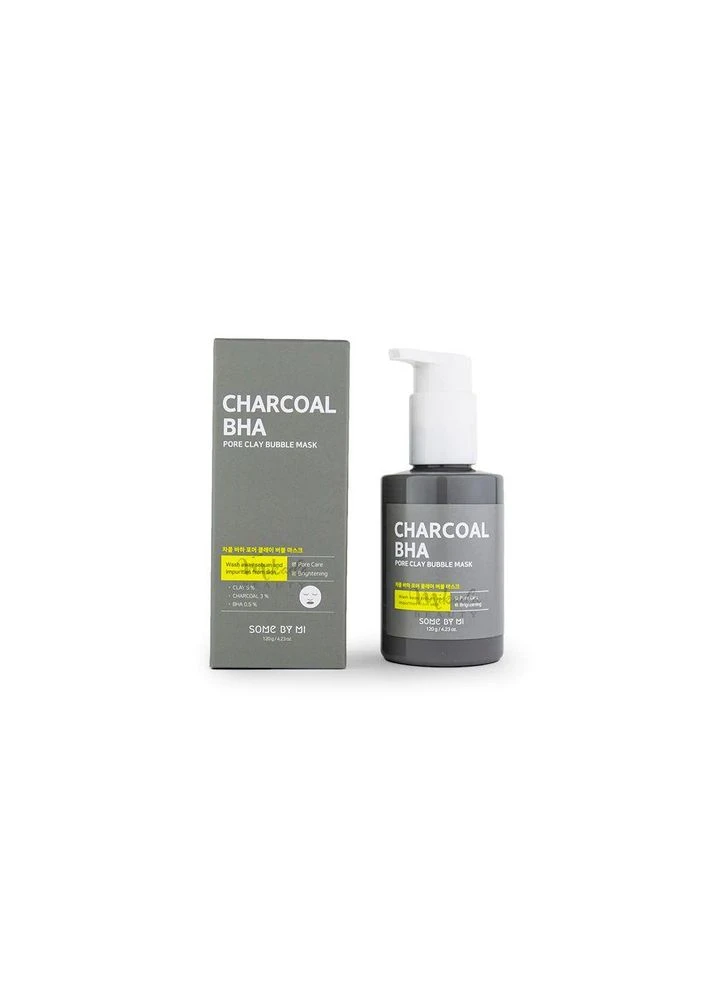 Кислородная маска Charcoal BHA Pore Clay Bubble Mask 120 мл Some By Mi (296785311)