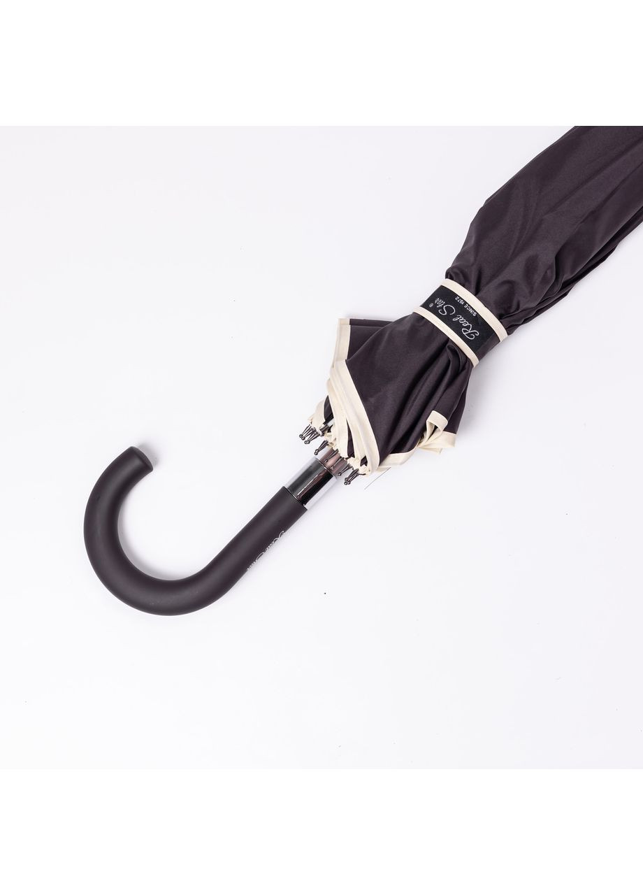 Фіолетова} класична парасолька-тростина з чохлом напівавтомат з поліестеру міцна надійна 12 спиць діаметр 120 см фіолетовий hp-23-16v Yiwu (370675790)