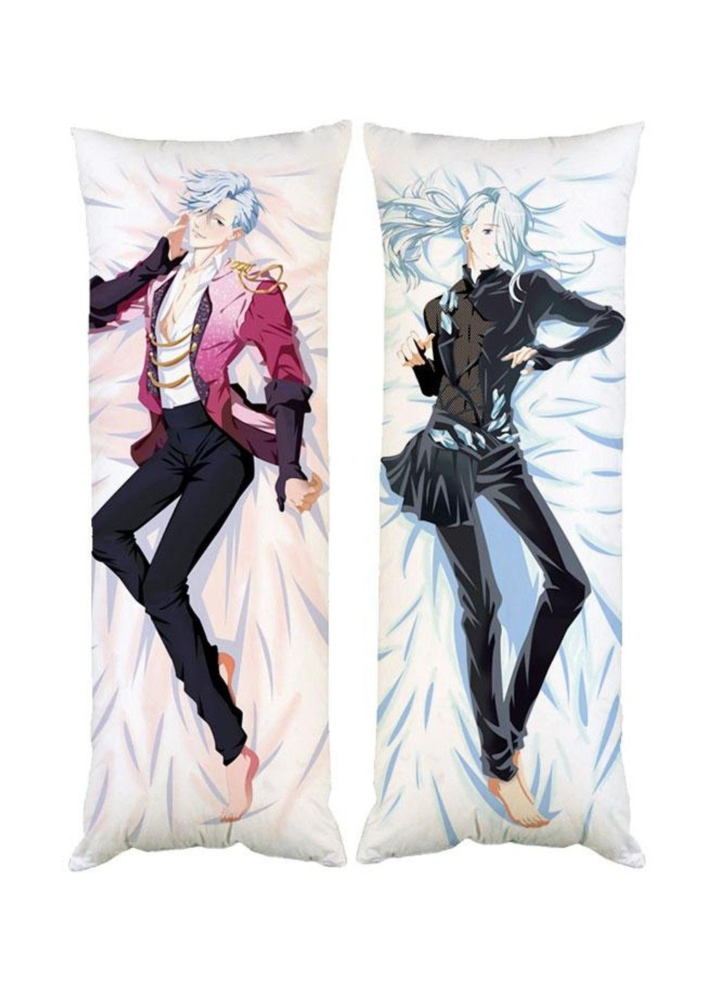 Подушка дакимакура Виктор Никифоров декоративная ростовая подушка для обнимания двусторонняя No Brand (328314634)