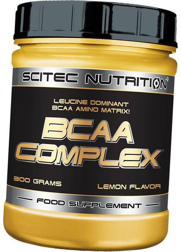 ВСАА с Глютамином и Аланином, Bcaa Complex, 300г Лимон (28087007) Scitec Nutrition (276195176)