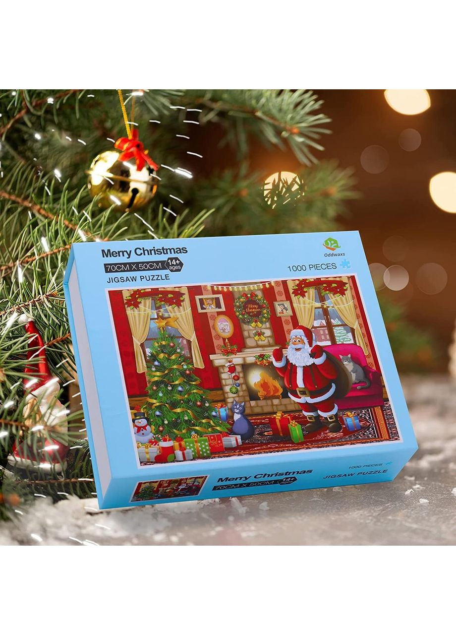 Пазли на різдво для дорослих ODDWAXS 1000 пазлів No Brand (363320252)