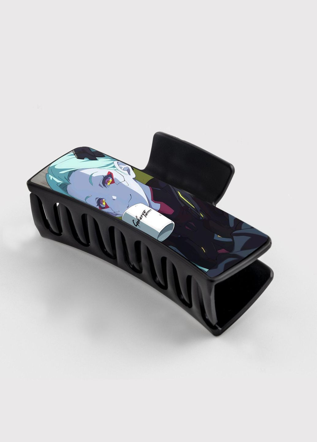 Заколка крабик для волос Аниме Киберпанк #0004 черный No Brand (315631334)