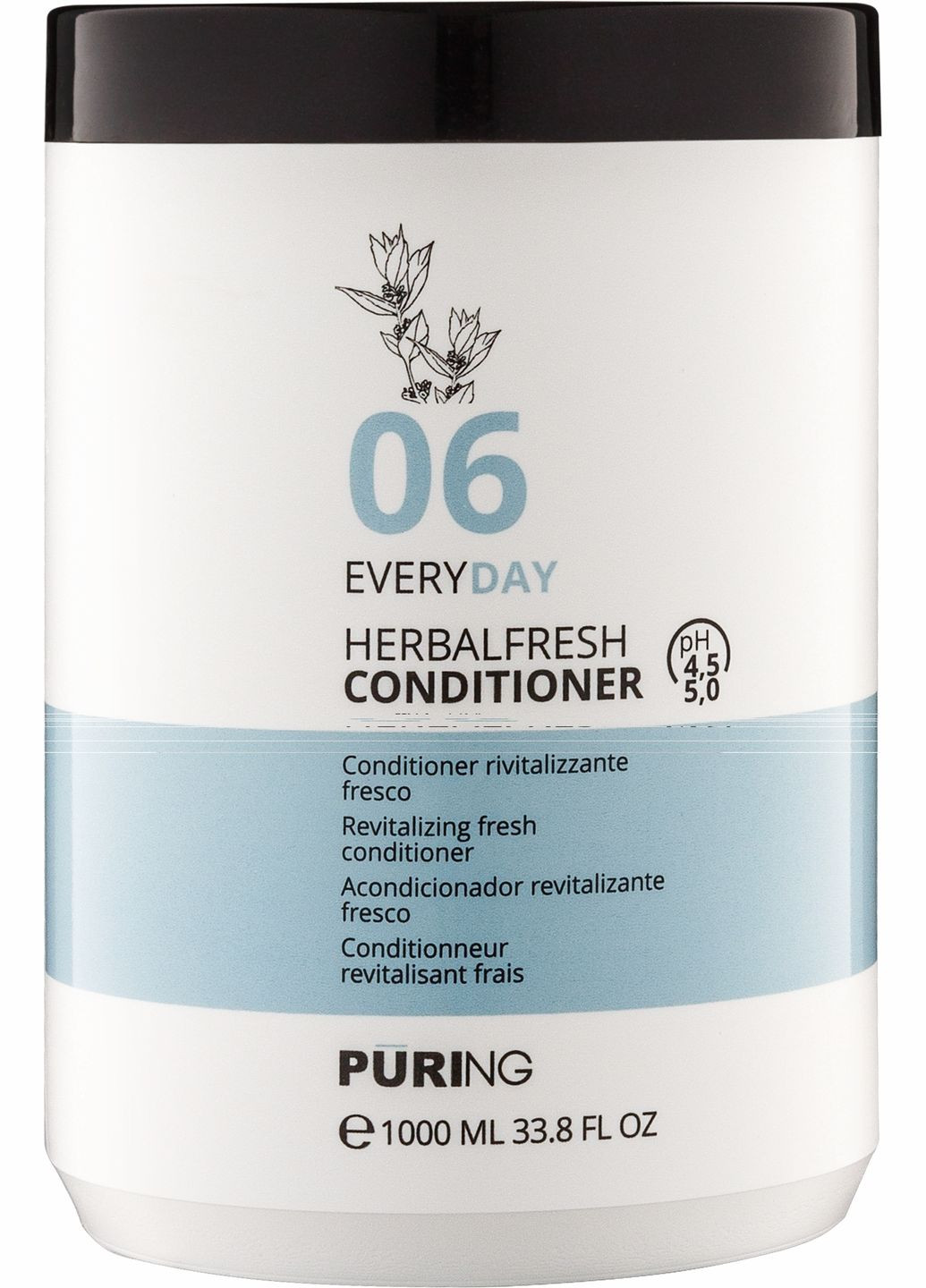 Ревитализирующий кондиционер с растительными экстрактами 06 EVERYDAY 1000 мл Puring (334704631)